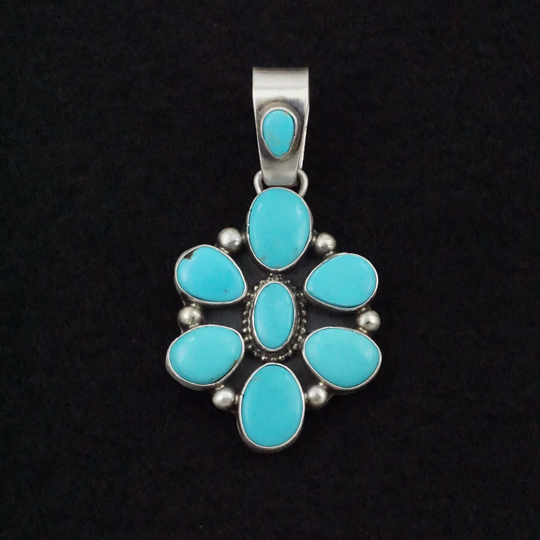 Kathleen Livingston Turquoise & Sterling Silver Pendant