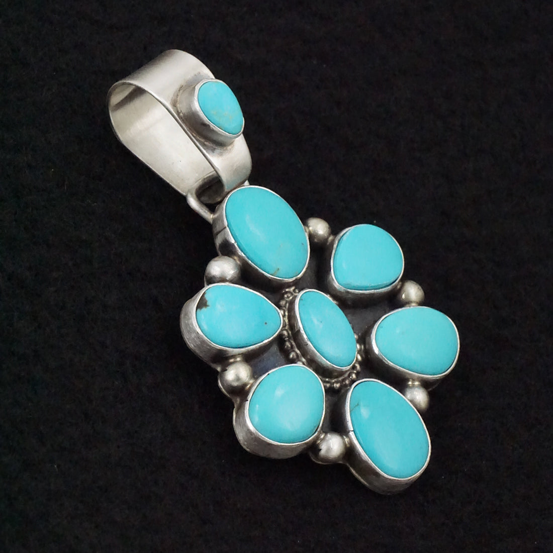 Kathleen Livingston Turquoise & Sterling Silver Pendant