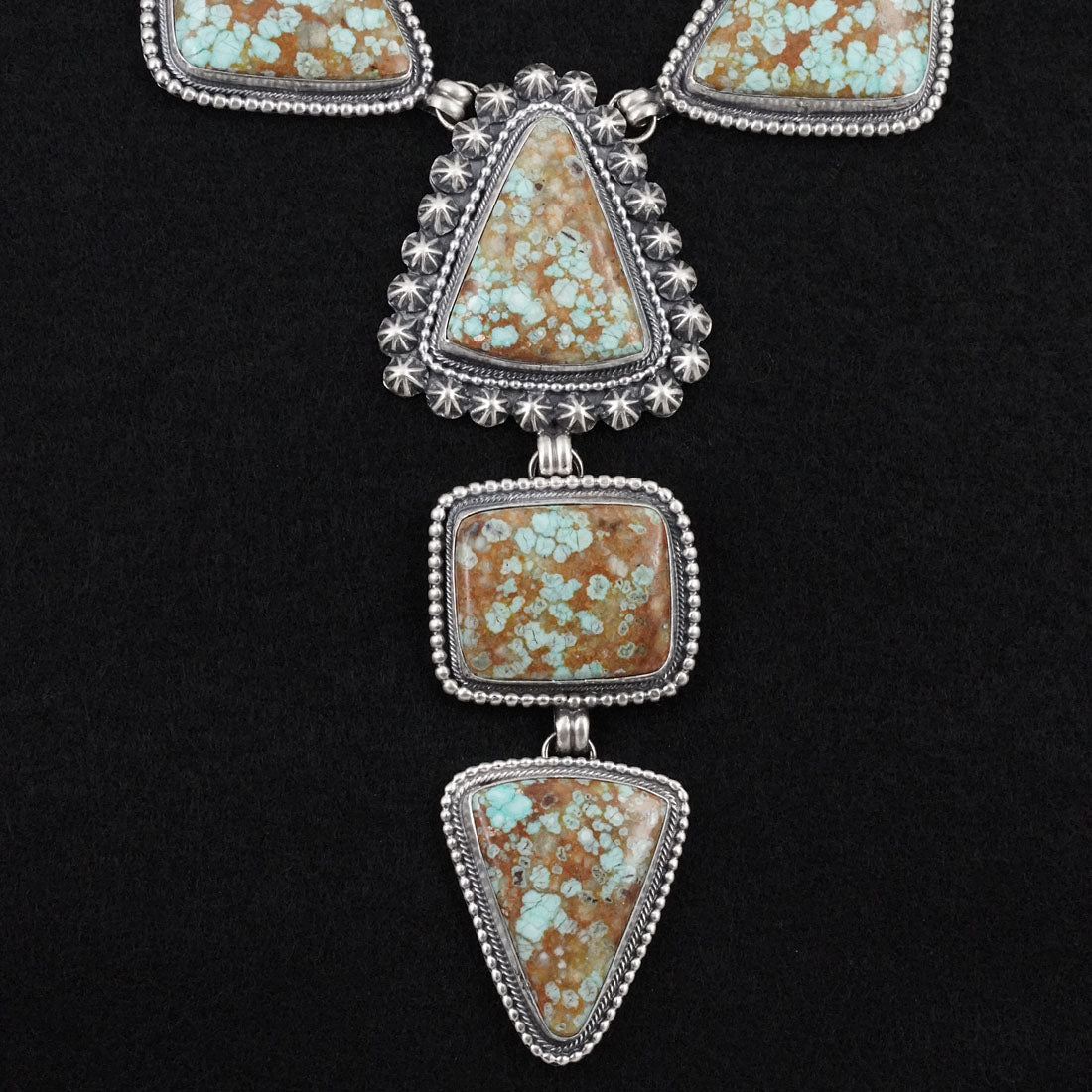 Darrin Livingston Turquoise & Sterling Silver Necklace Set