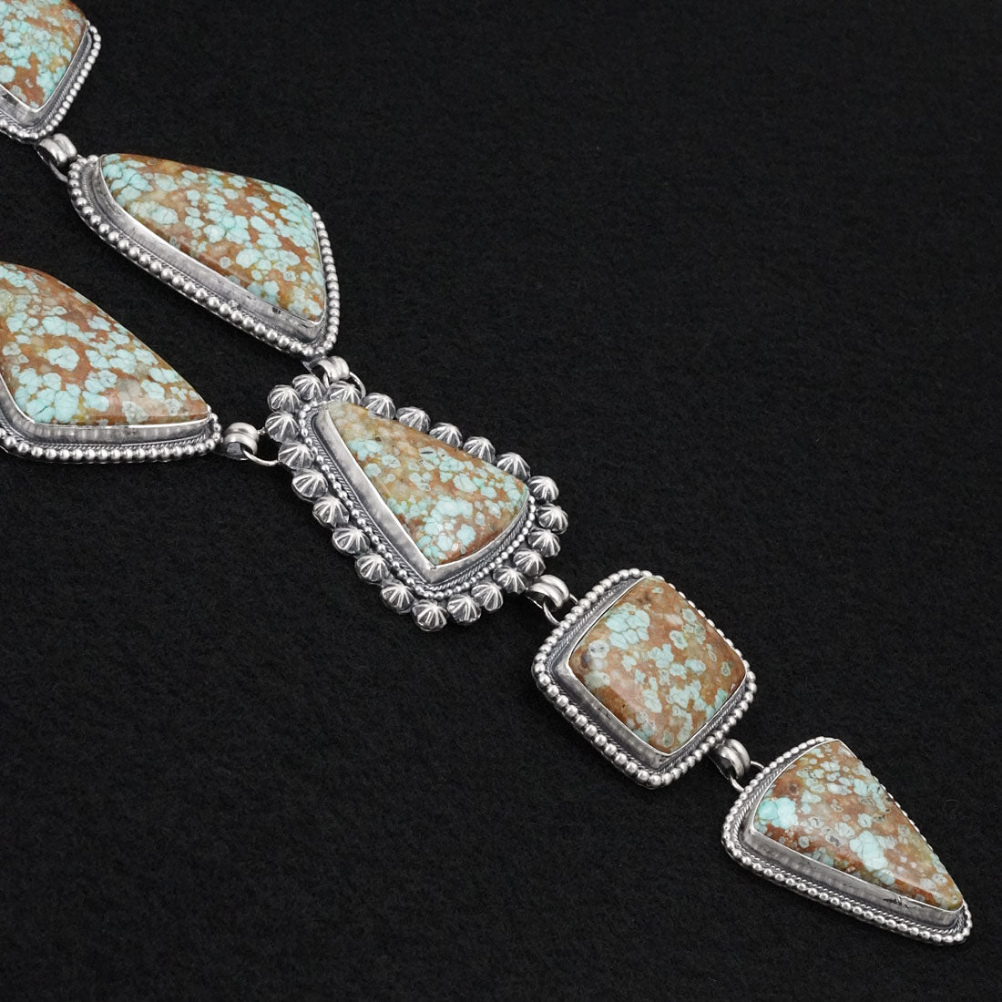 Darrin Livingston Turquoise & Sterling Silver Necklace Set
