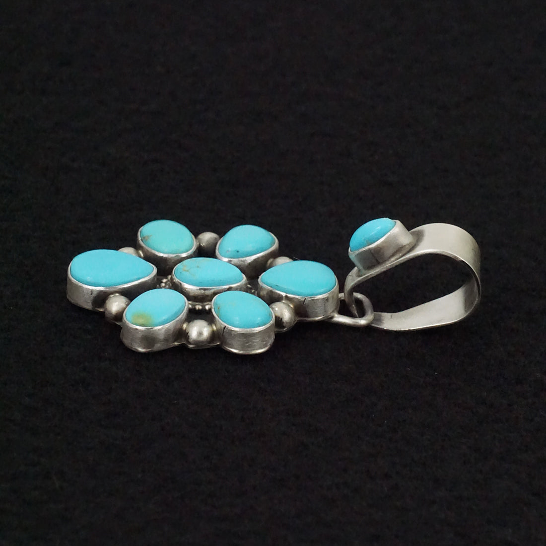 Kathleen Livingston Turquoise & Sterling Silver Pendant