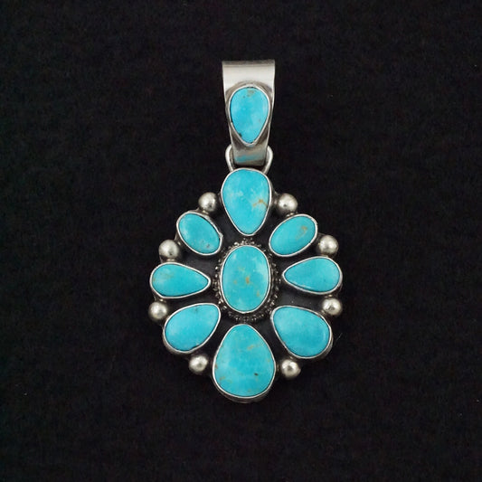 Kathleen Livingston Turquoise & Sterling Silver Pendant