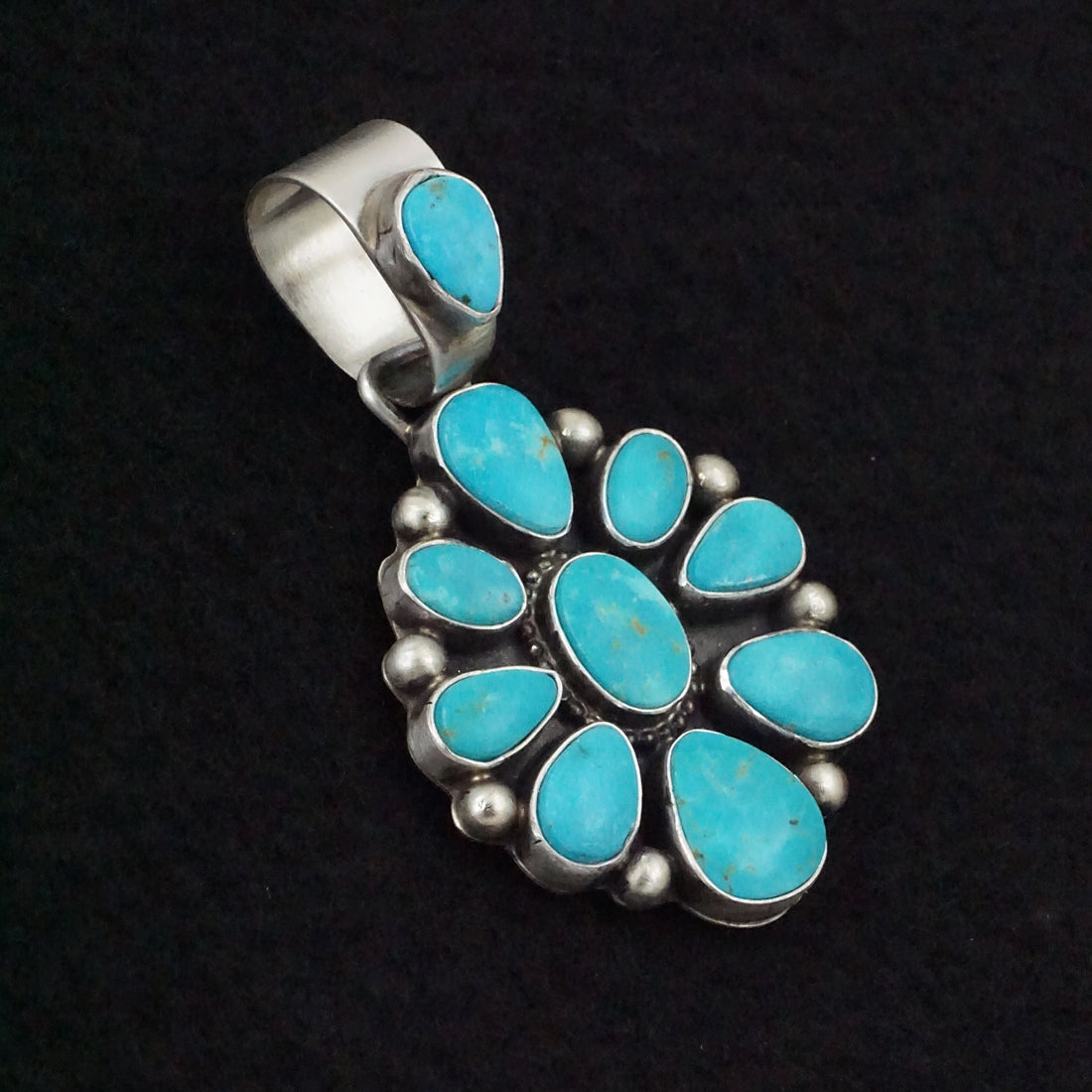 Kathleen Livingston Turquoise & Sterling Silver Pendant