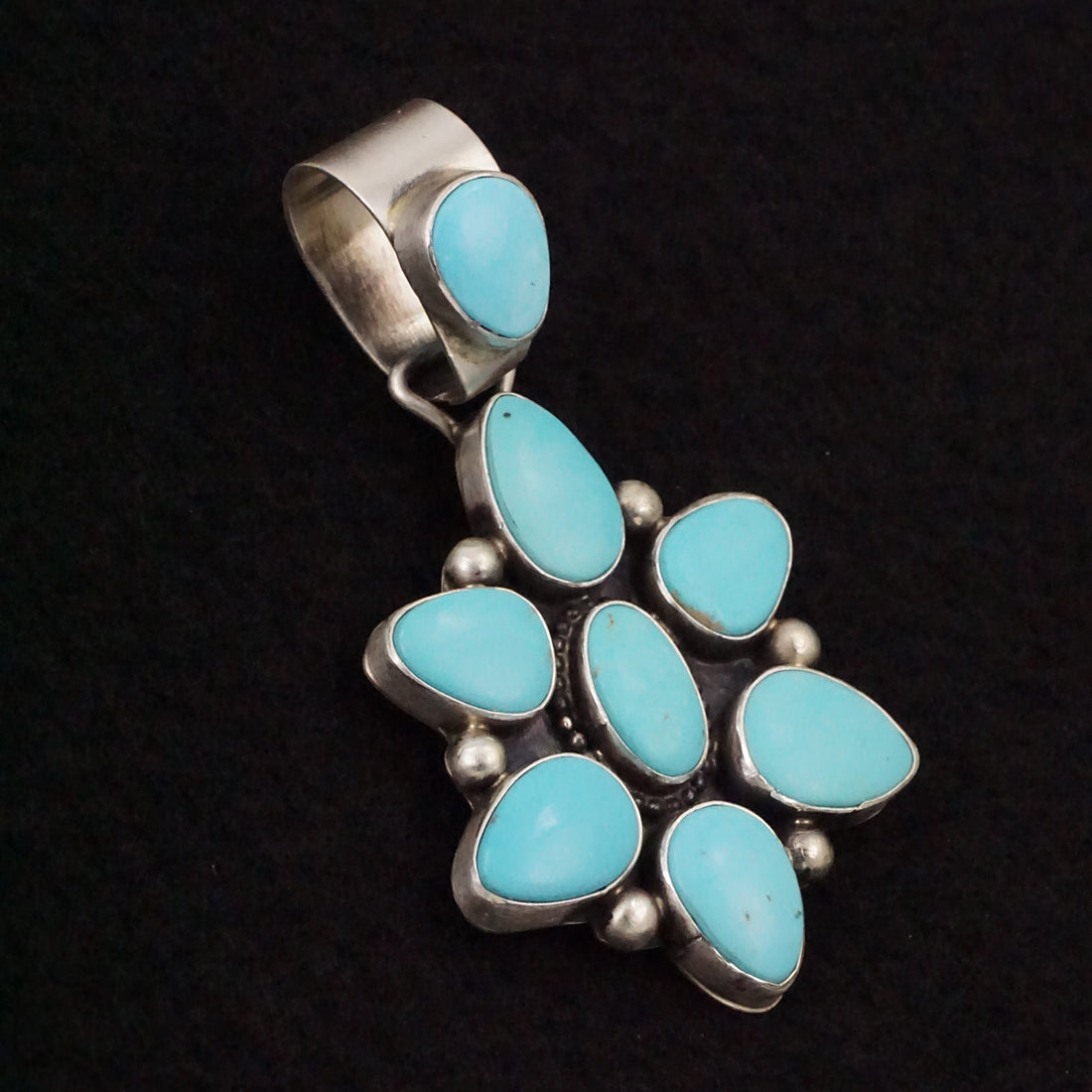 Kathleen Livingston Turquoise & Sterling Silver Pendant