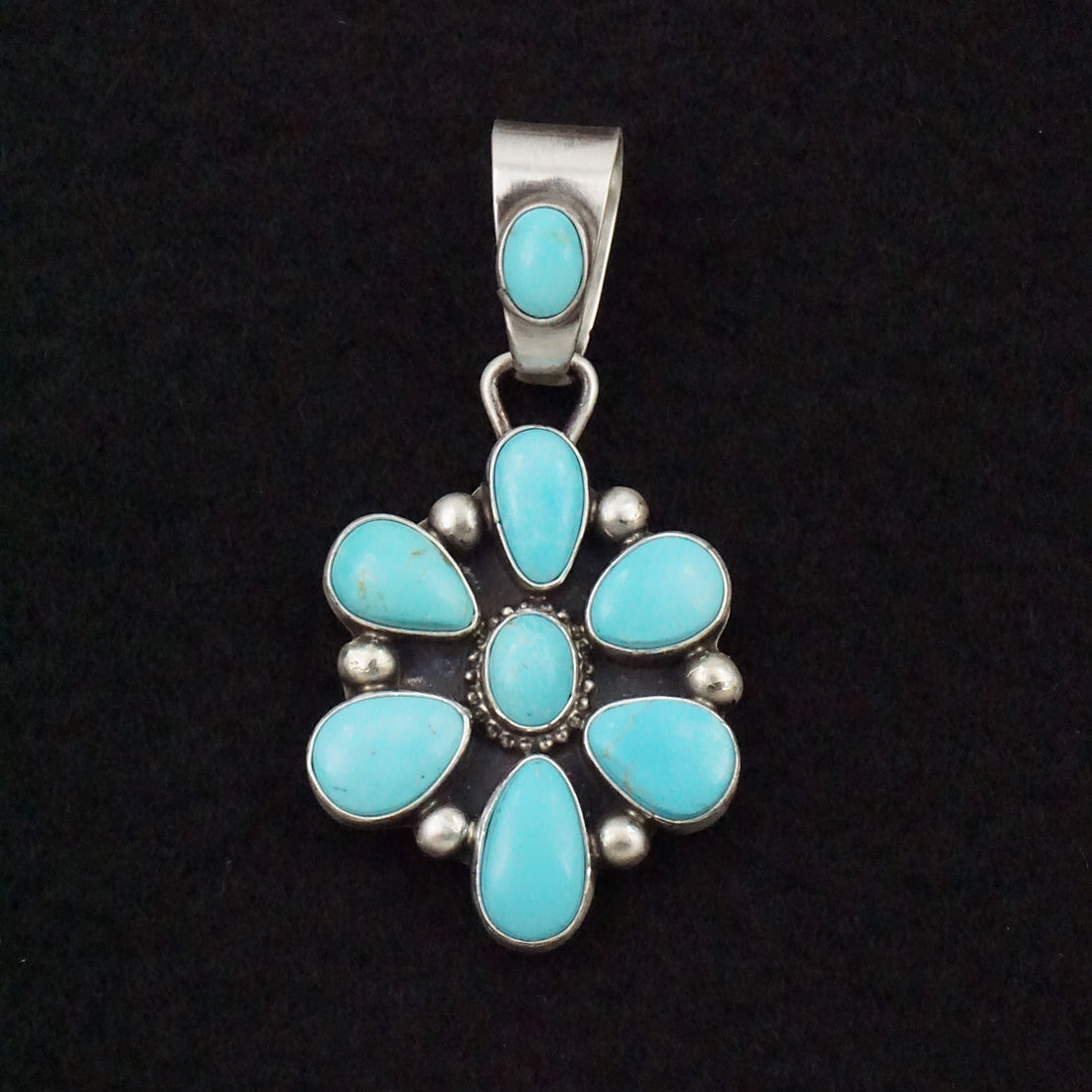 Kathleen Livingston Turquoise & Sterling Silver Pendant