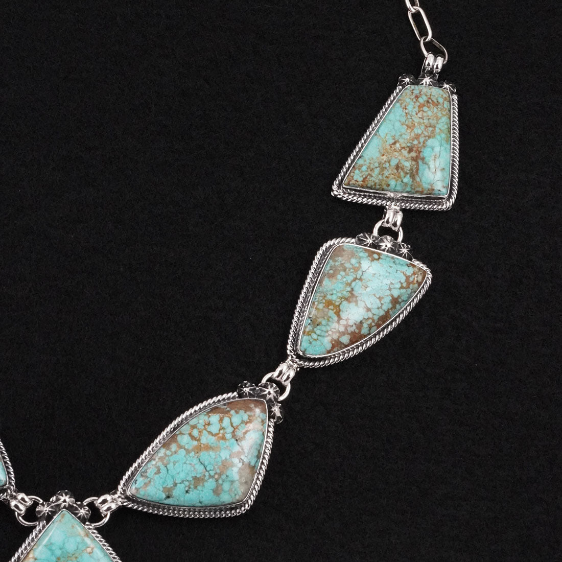 Darrin Livingston Turquoise & Sterling Silver Necklace Set