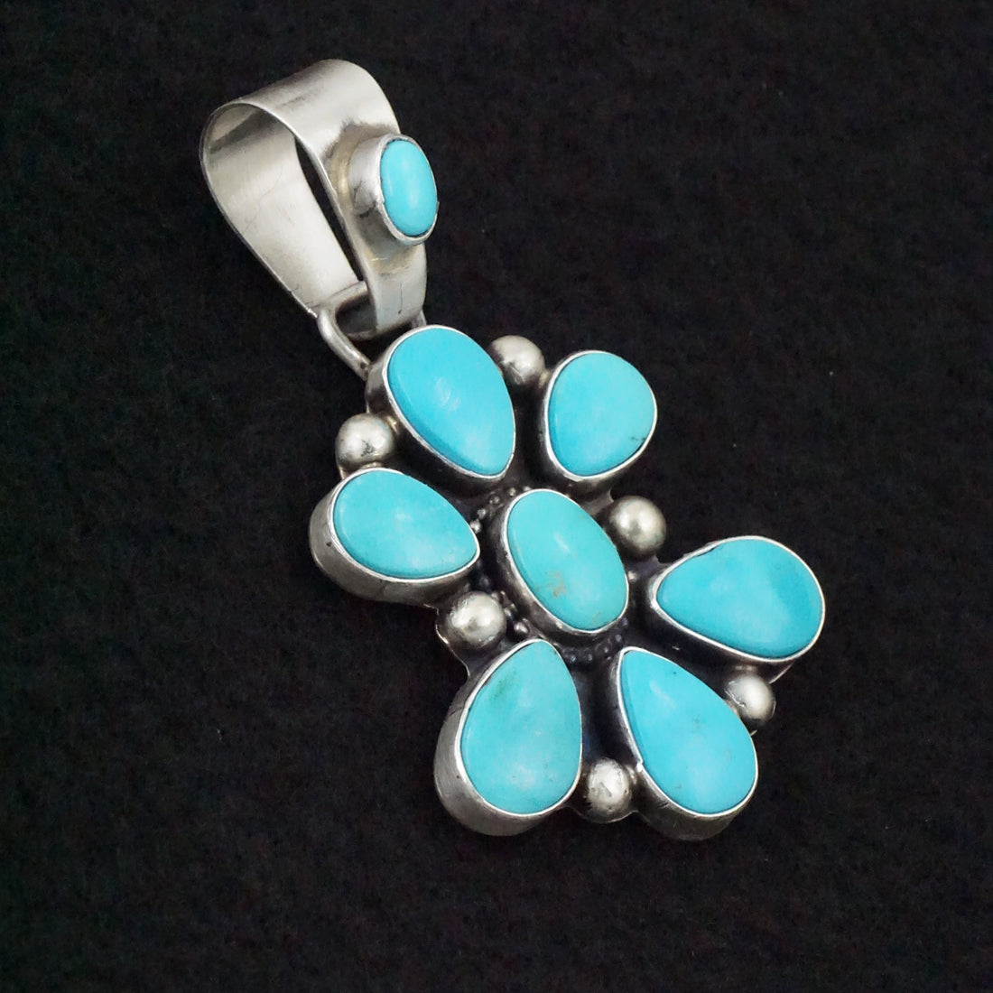 Kathleen Livingston Turquoise & Sterling Silver Pendant