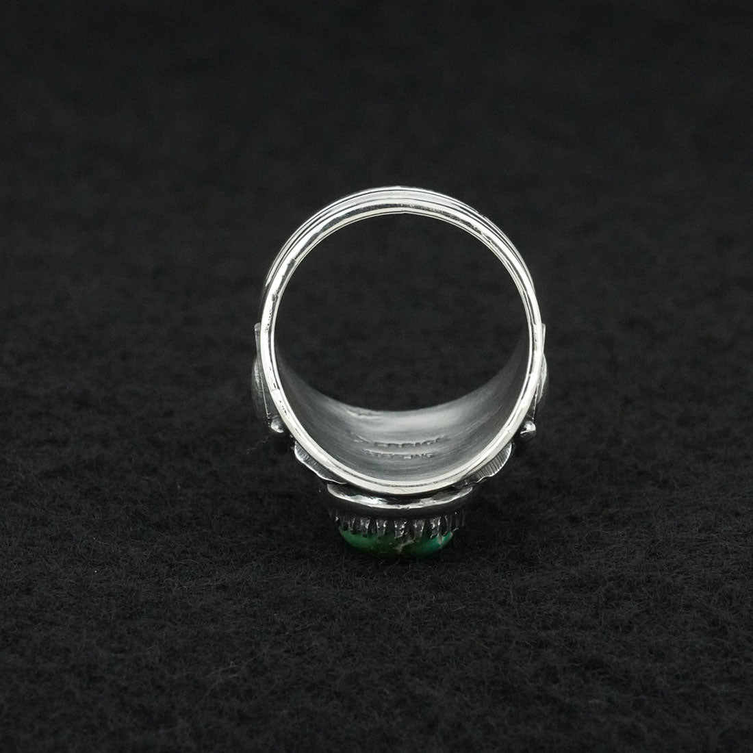 Derrick Gordon Turquoise & Sterling Silver Ring Sz. 7