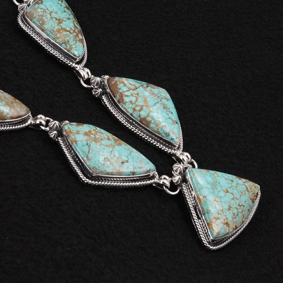 Darrin Livingston Turquoise & Sterling Silver Necklace Set