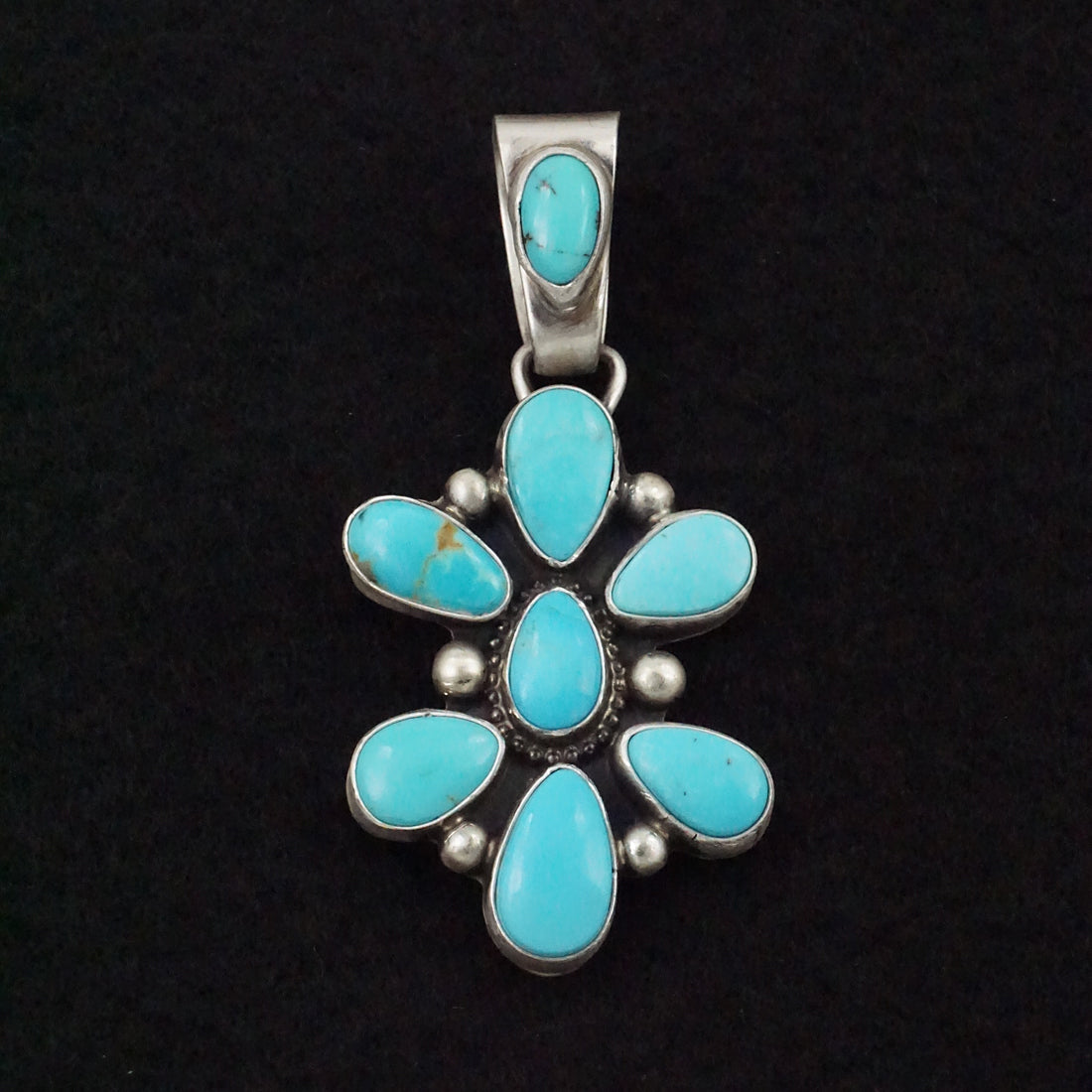 Kathleen Livingston Turquoise & Sterling Silver Pendant