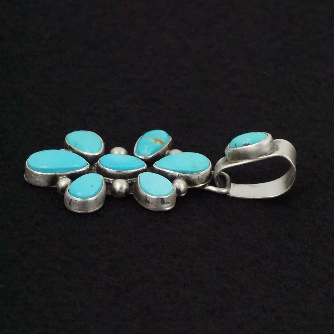 Kathleen Livingston Turquoise & Sterling Silver Pendant