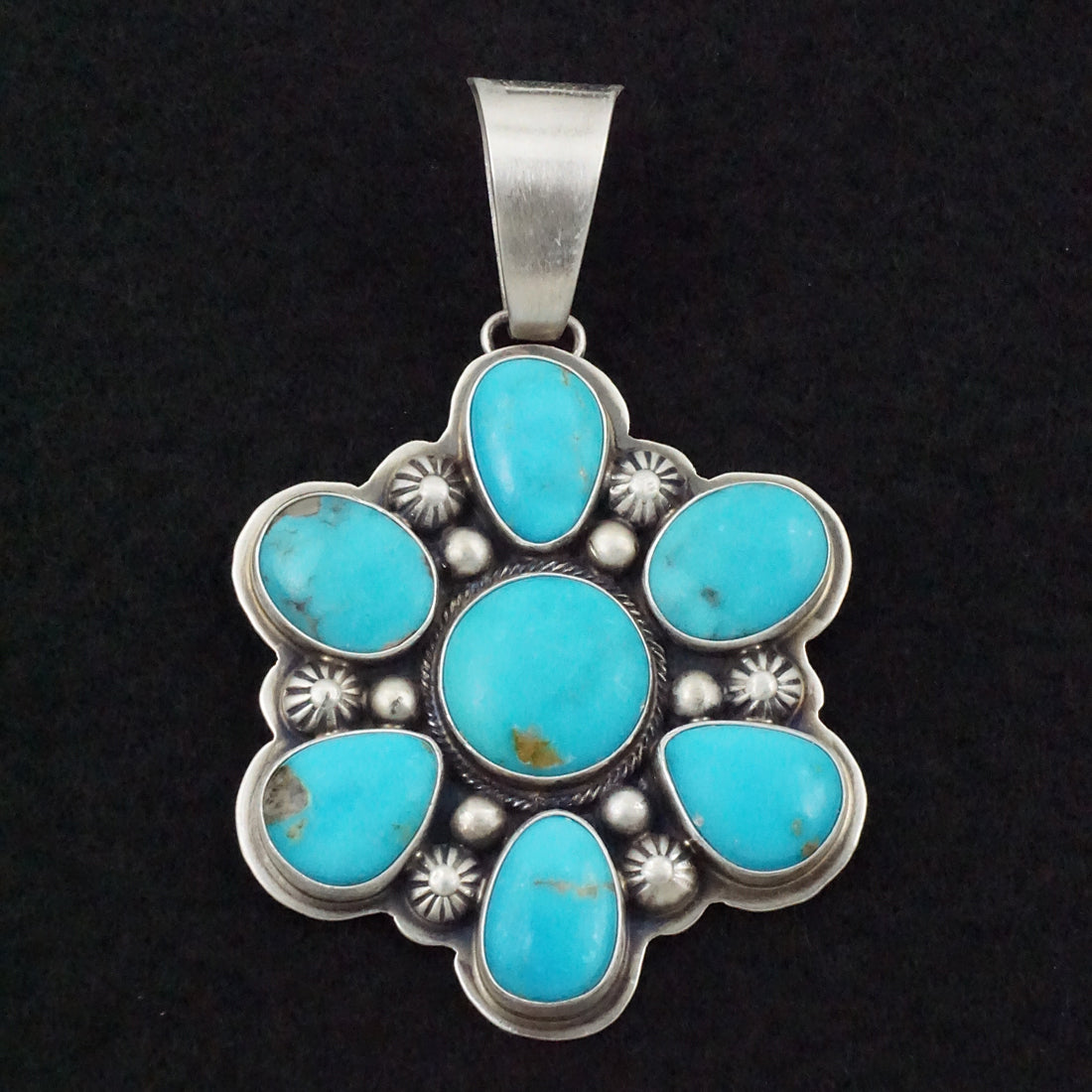 Kathleen Livingston Turquoise & Sterling Silver Pendant