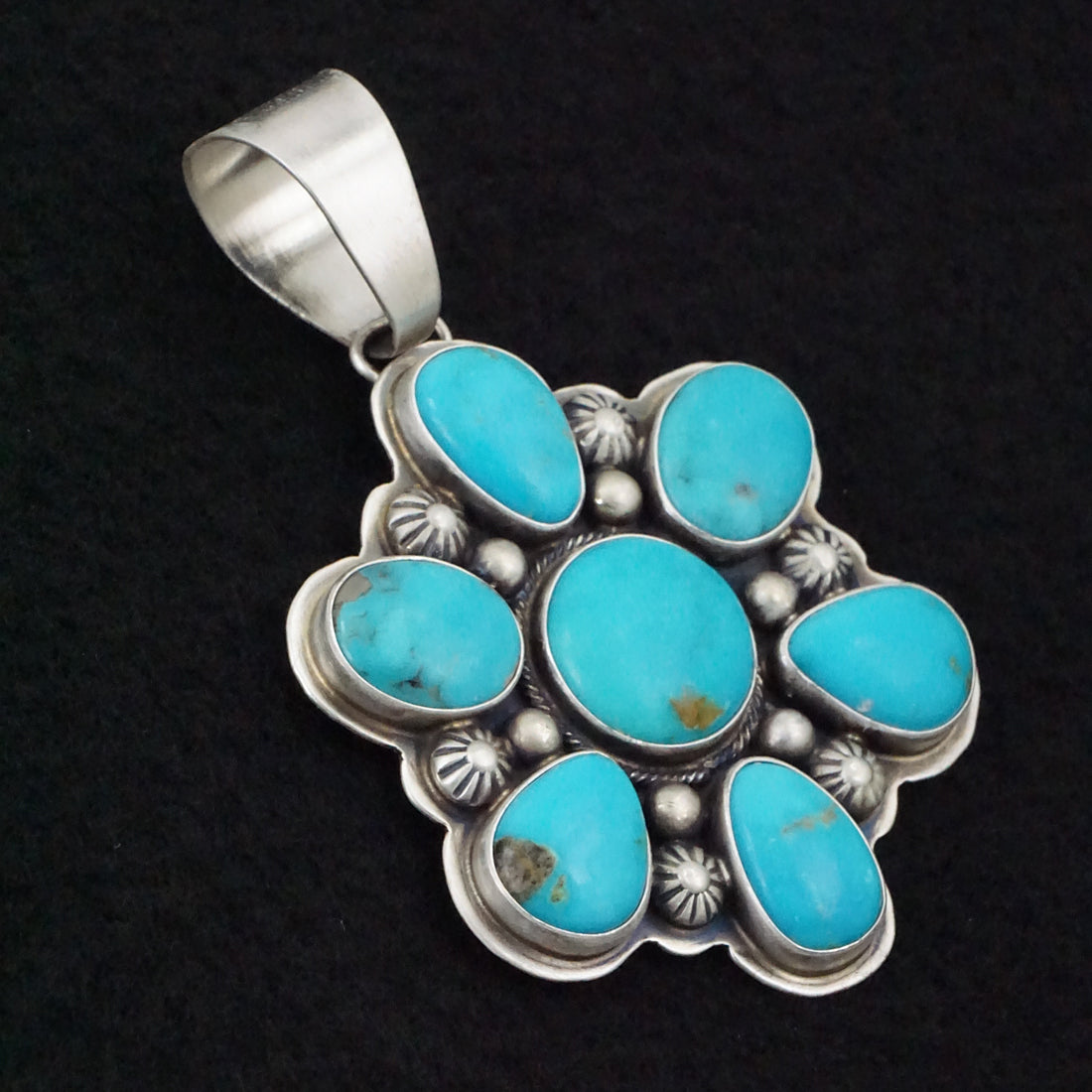 Kathleen Livingston Turquoise & Sterling Silver Pendant