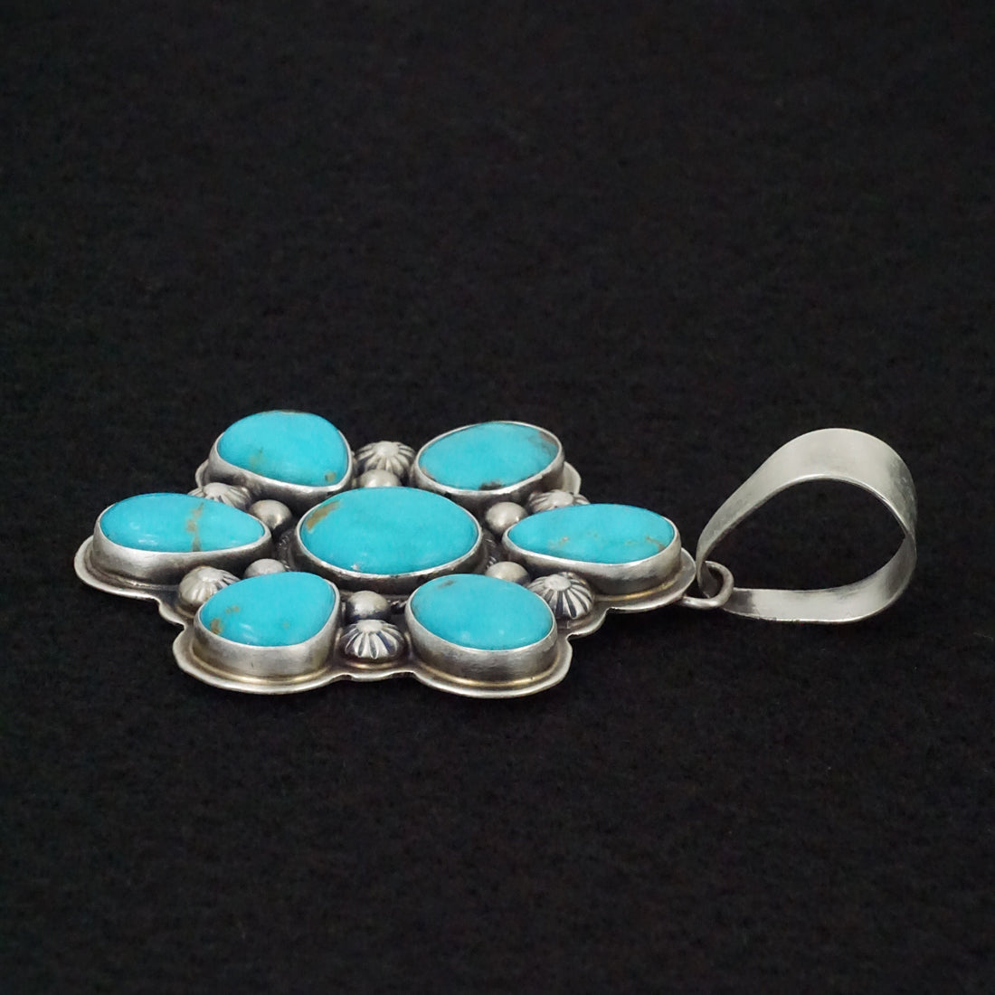 Kathleen Livingston Turquoise & Sterling Silver Pendant