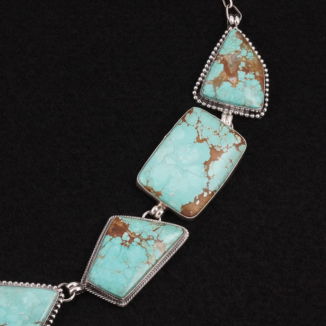 Darrin Livingston Turquoise & Sterling Silver Necklace Set