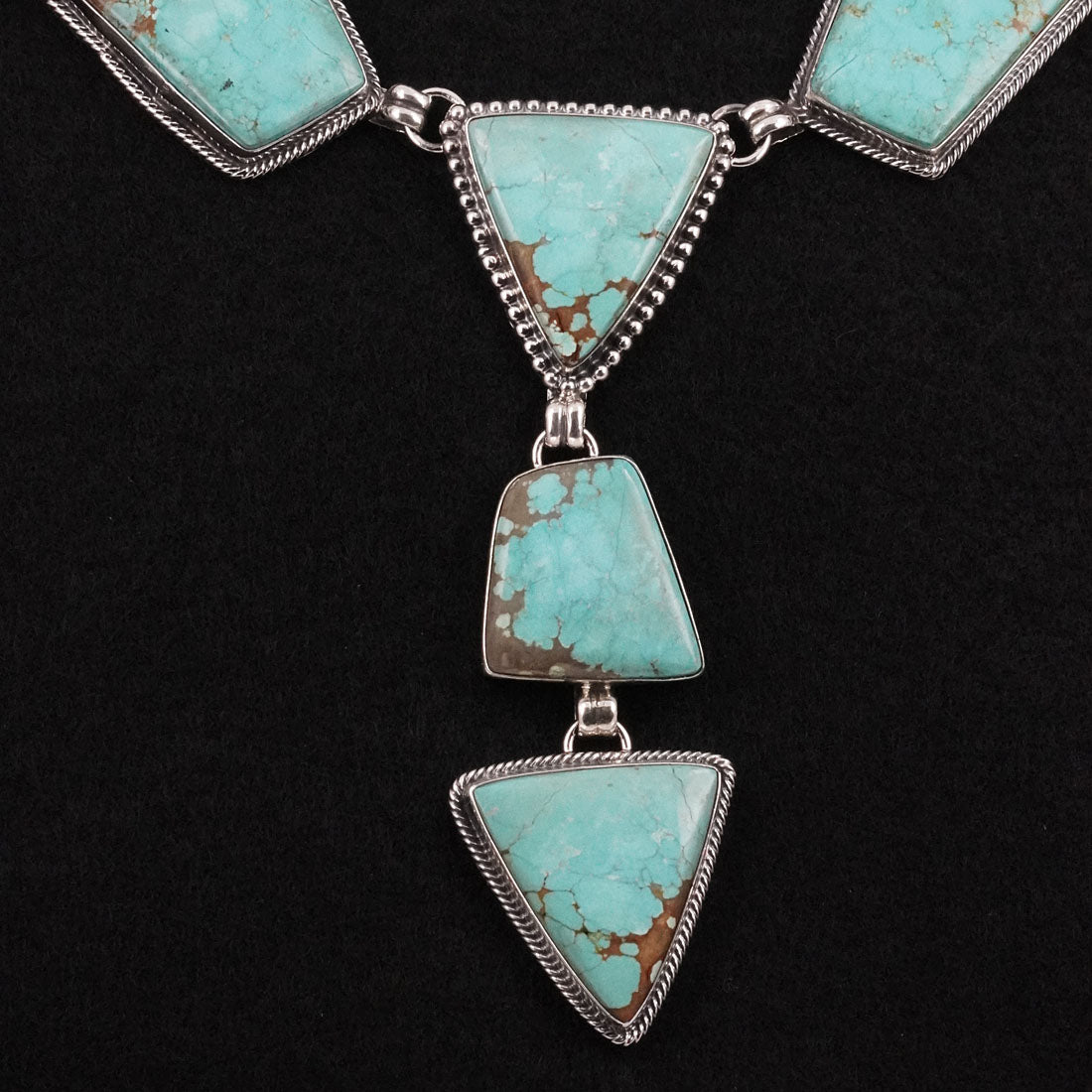 Darrin Livingston Turquoise & Sterling Silver Necklace Set