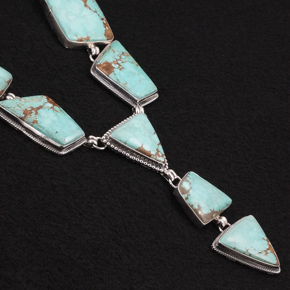Darrin Livingston Turquoise & Sterling Silver Necklace Set