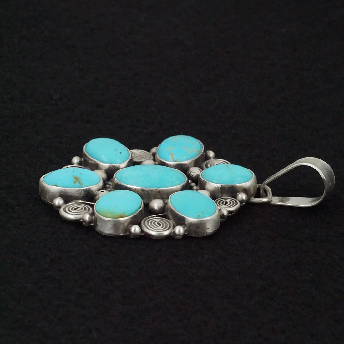 Travis Jim Turquoise & Sterling Silver Pendant