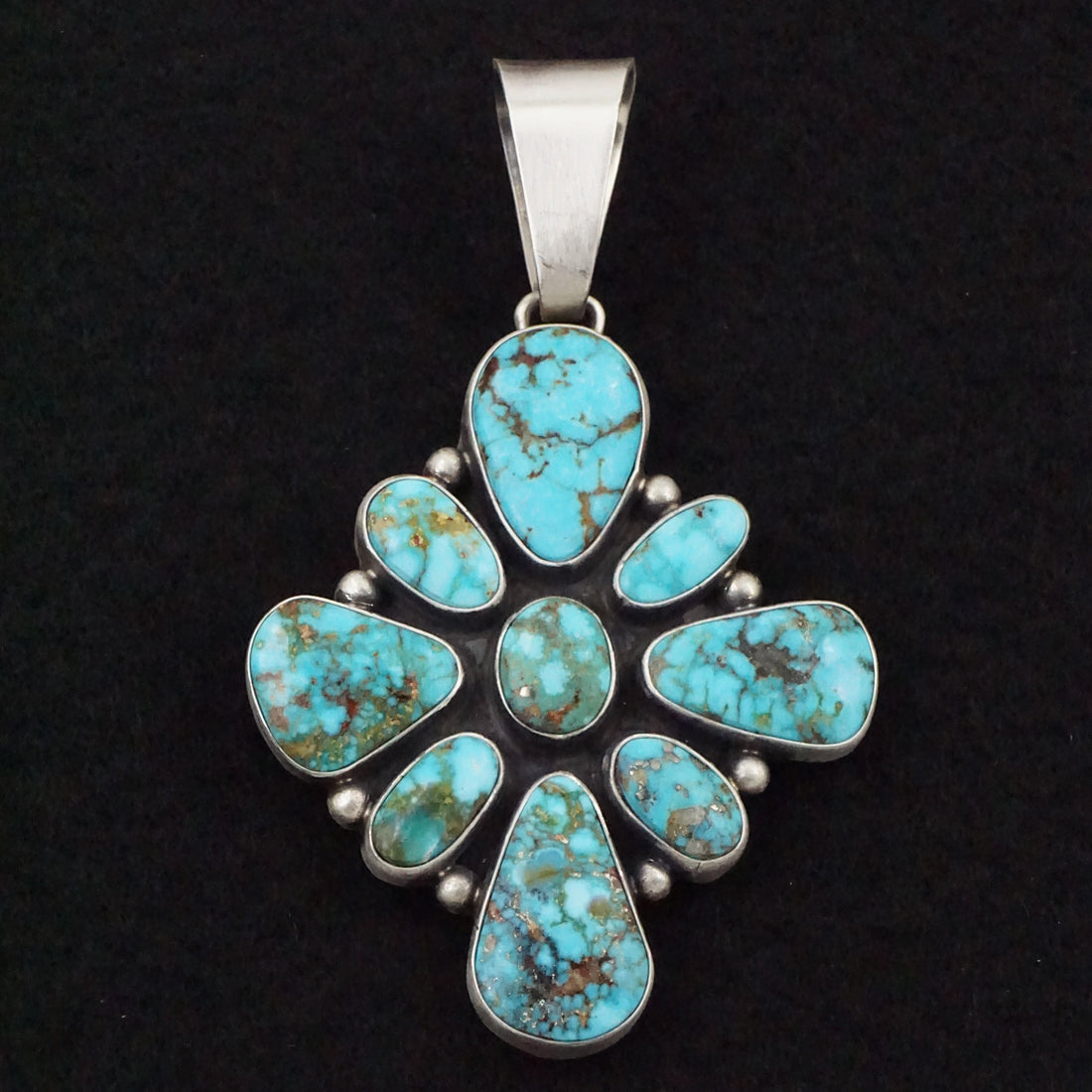 Darrin Livingston Turquoise & Sterling Silver Pendant