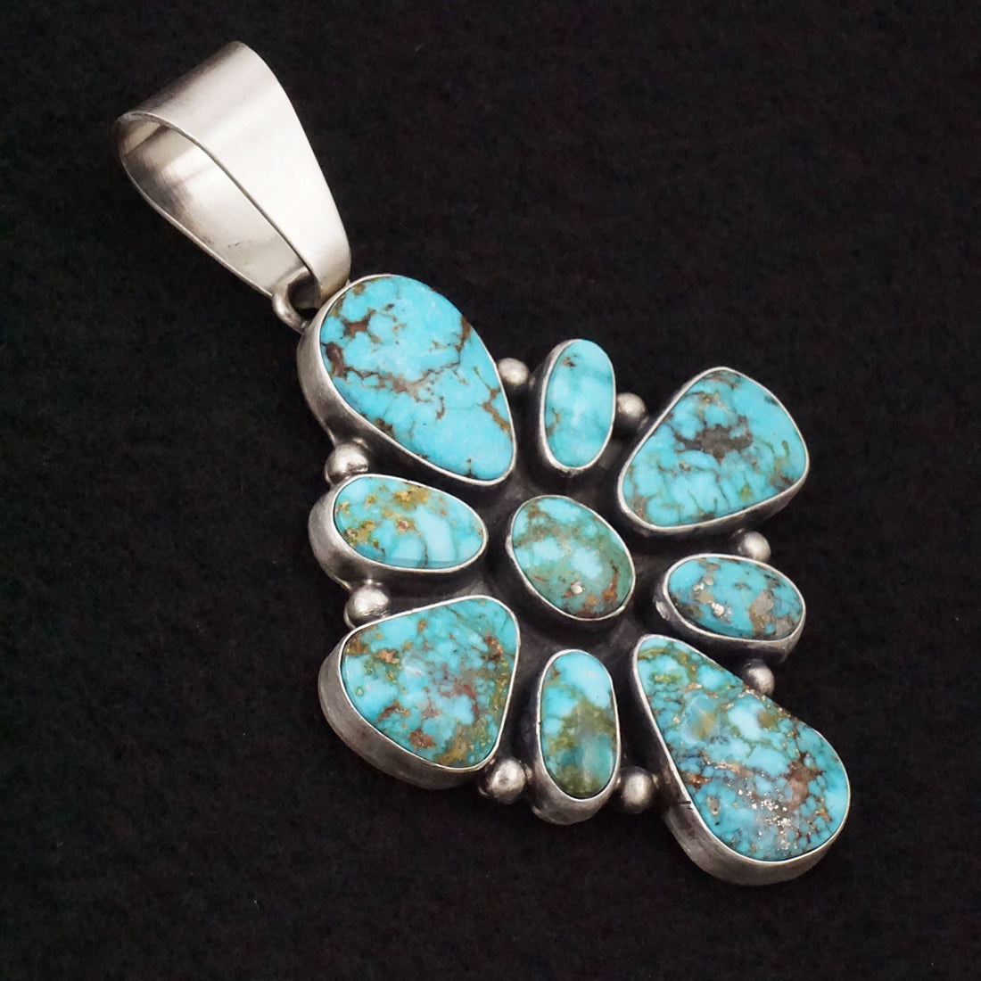 Darrin Livingston Turquoise & Sterling Silver Pendant