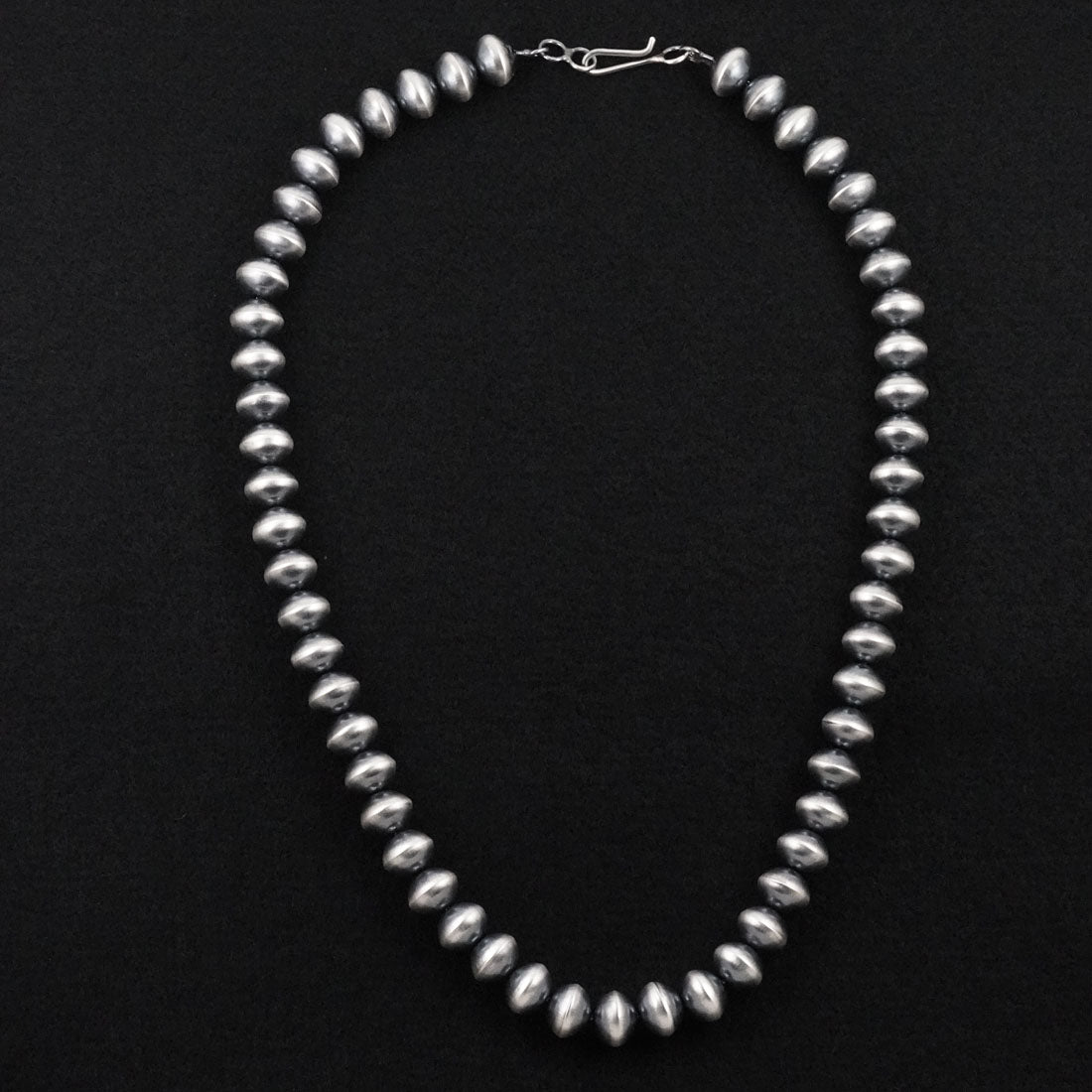 Tonisha Haley Sterling Silver Navajo Pearl Necklace 24"