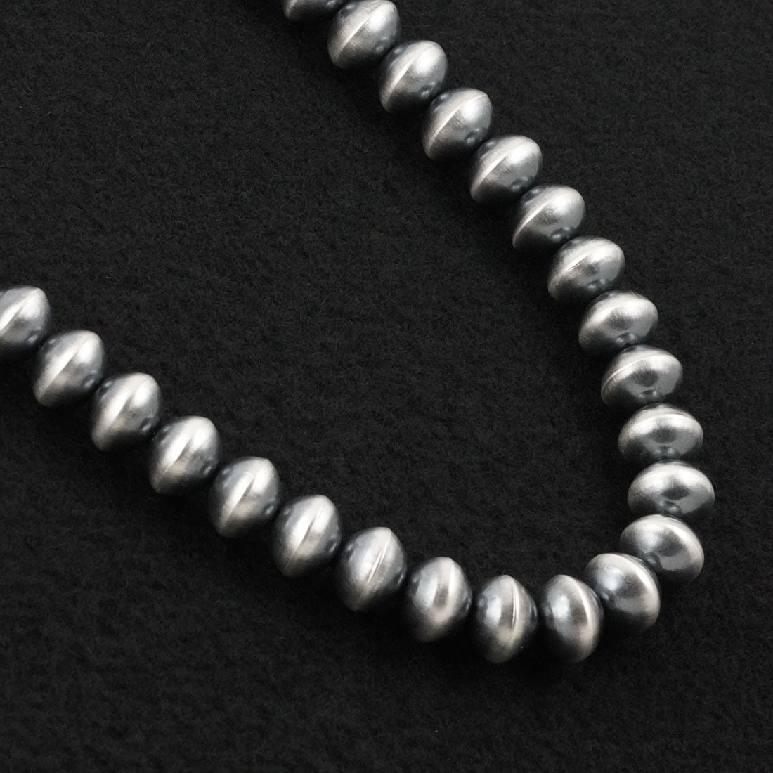 Tonisha Haley Sterling Silver Navajo Pearl Necklace 24"