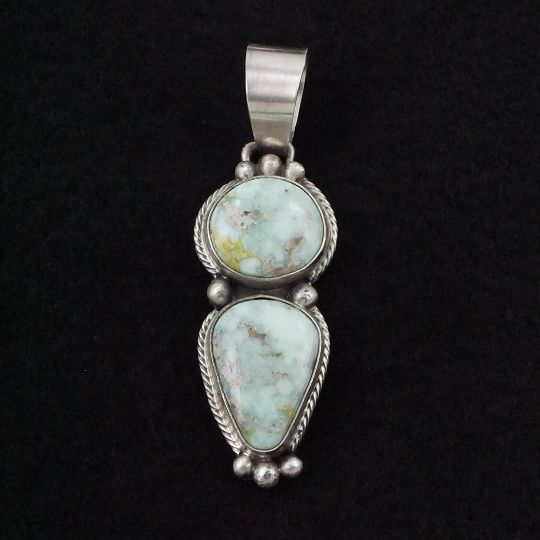 Bobby Johnson Variscite & Sterling Silver Pendant