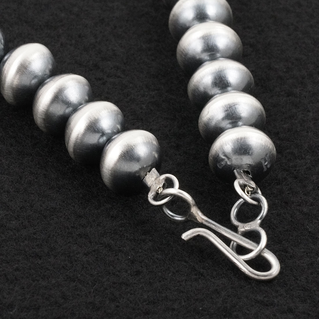 Tonisha Haley Sterling Silver Navajo Pearl Necklace 24"