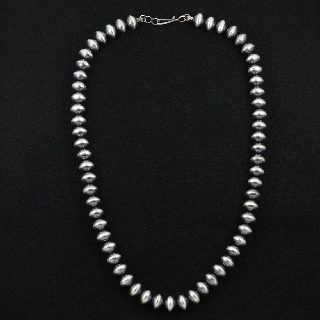 Tonisha Haley Sterling Silver Navajo Pearl Necklace 26"