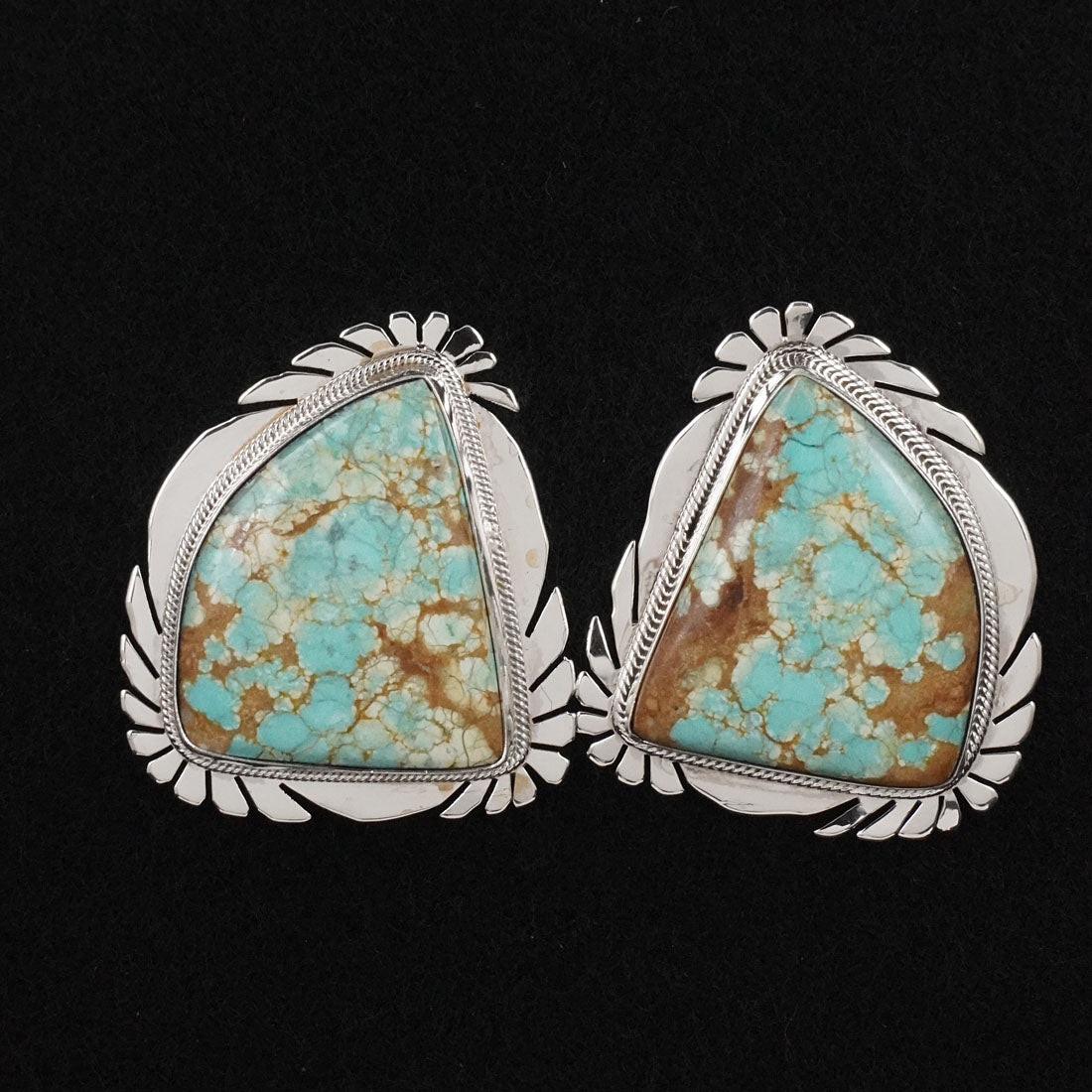 Mark Yazzie Turquoise & Sterling Silver Necklace Set