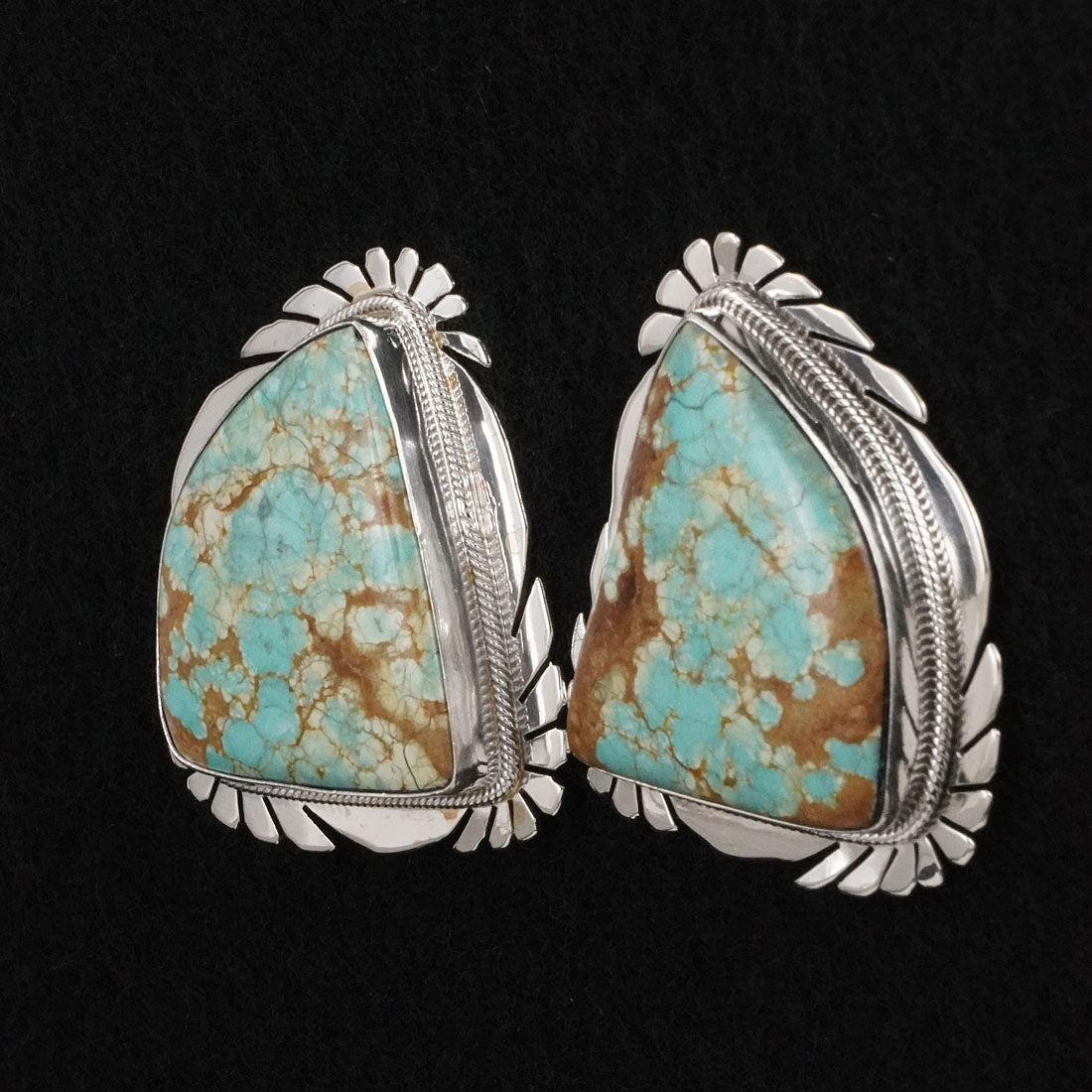 Mark Yazzie Turquoise & Sterling Silver Necklace Set