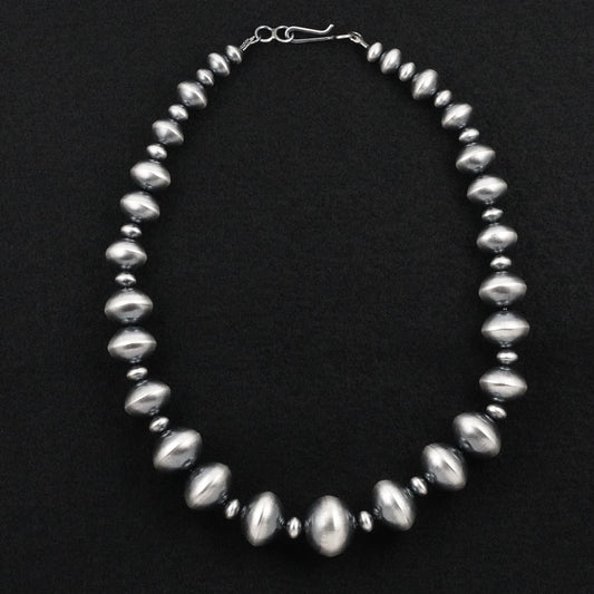 Tonisha Haley Sterling Silver Navajo Pearl Necklace 20"