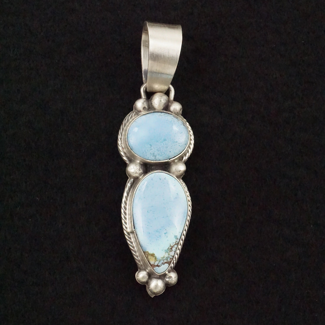 Bobby Johnson Turquoise & Sterling Silver Pendant