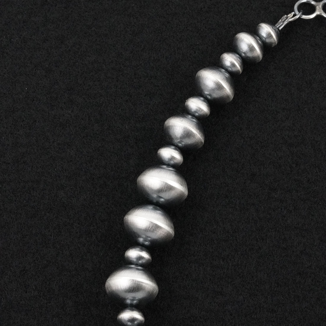 Tonisha Haley Sterling Silver Navajo Pearl Necklace 20"