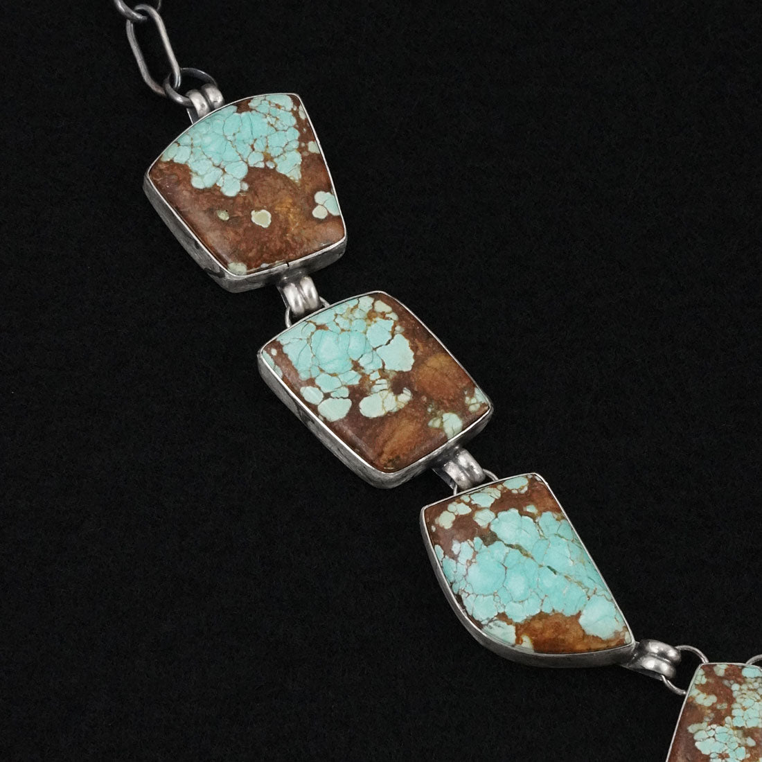 Darrin Livingston Turquoise & Sterling Silver Necklace Set