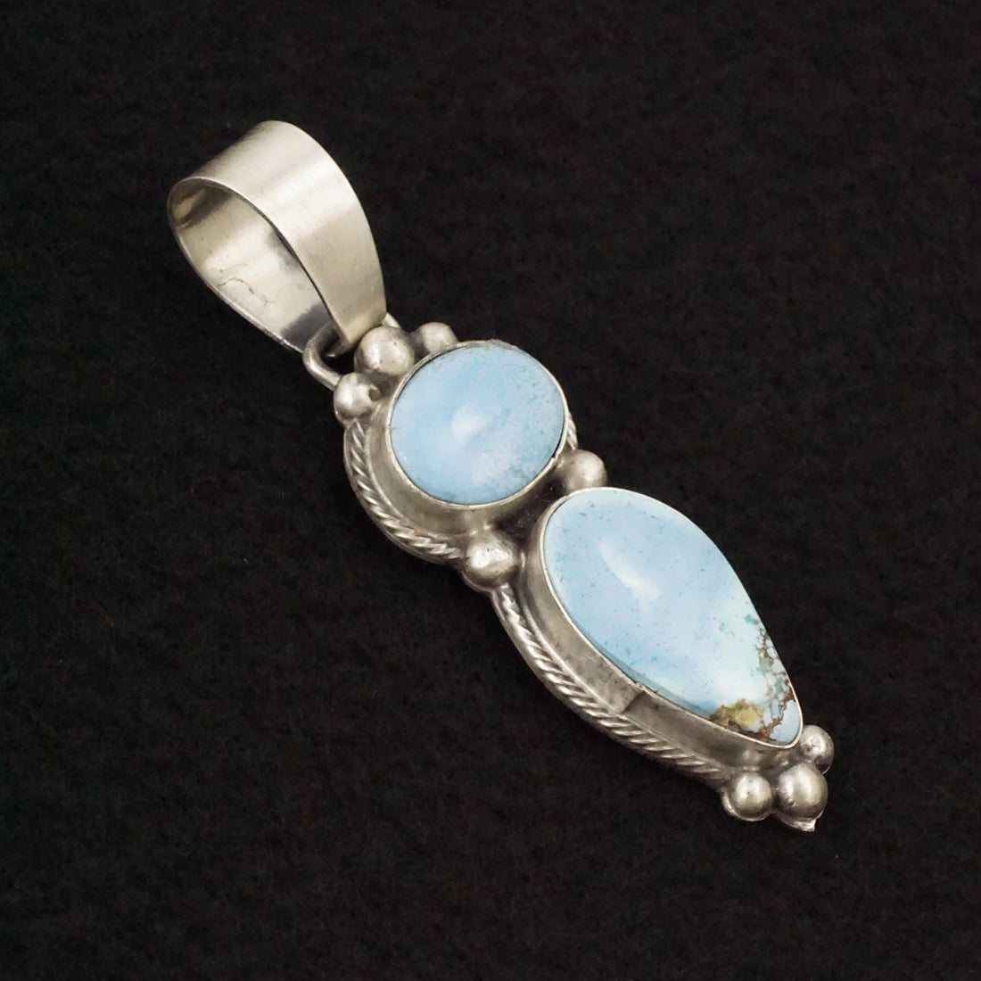 Bobby Johnson Turquoise & Sterling Silver Pendant