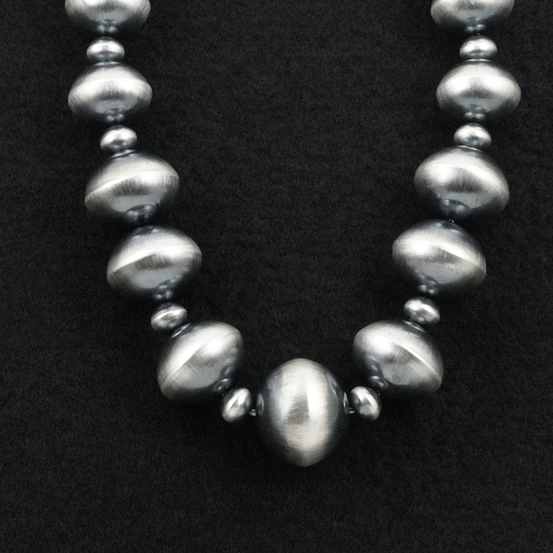 Tonisha Haley Sterling Silver Navajo Pearl Necklace 20"