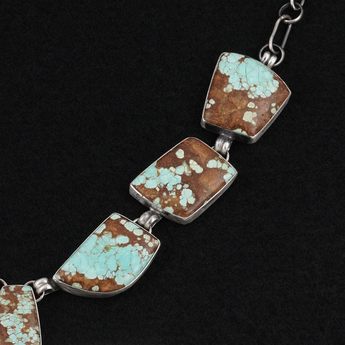 Darrin Livingston Turquoise & Sterling Silver Necklace Set