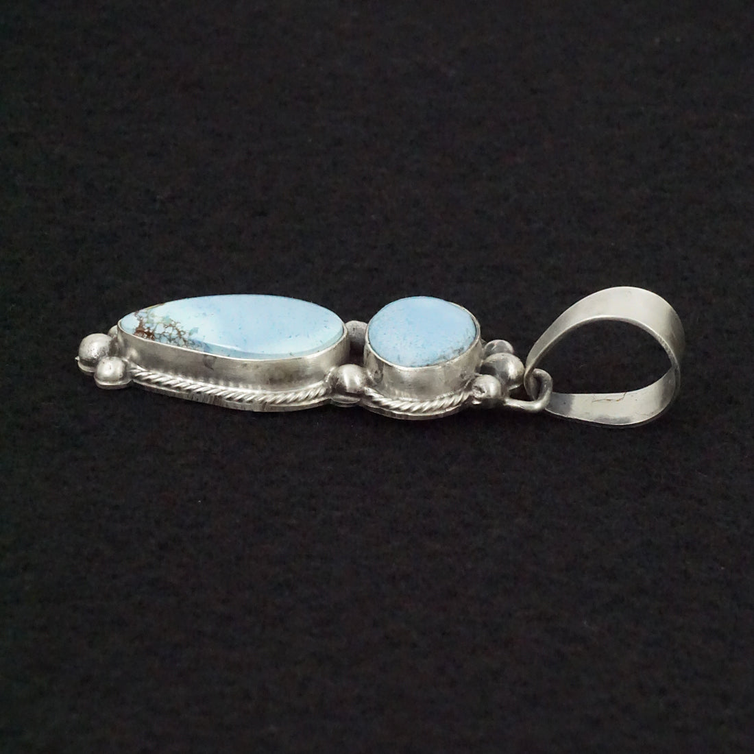 Bobby Johnson Turquoise & Sterling Silver Pendant