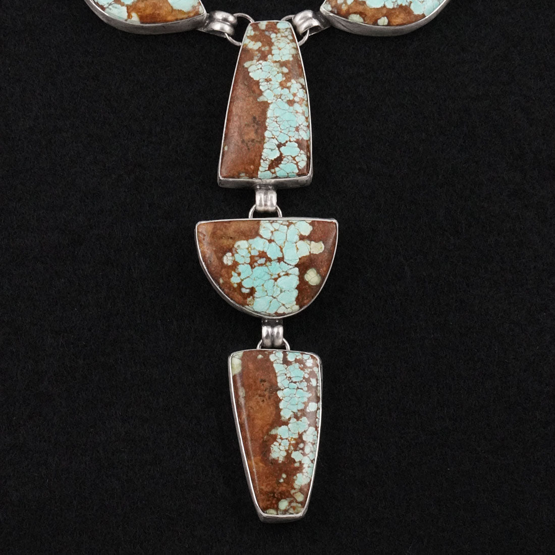 Darrin Livingston Turquoise & Sterling Silver Necklace Set