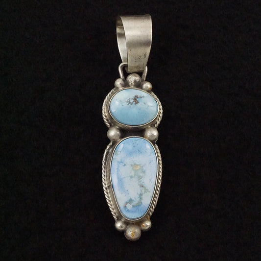 Bobby Johnson Turquoise & Sterling Silver Pendant