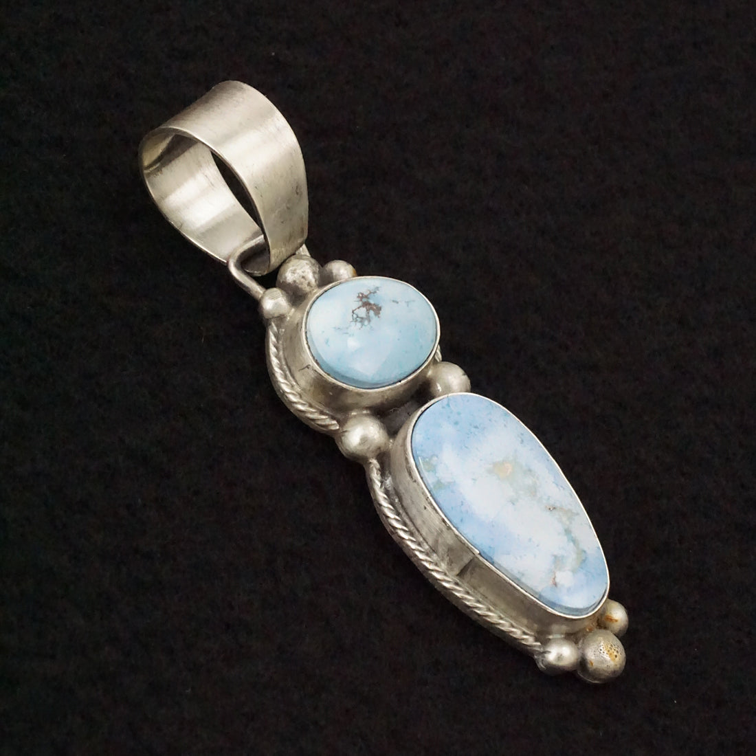 Bobby Johnson Turquoise & Sterling Silver Pendant