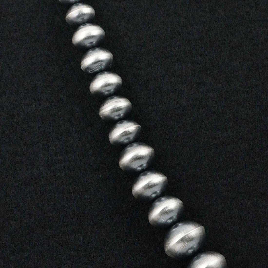 Tonisha Haley Sterling Silver Navajo Pearl Necklace 22"
