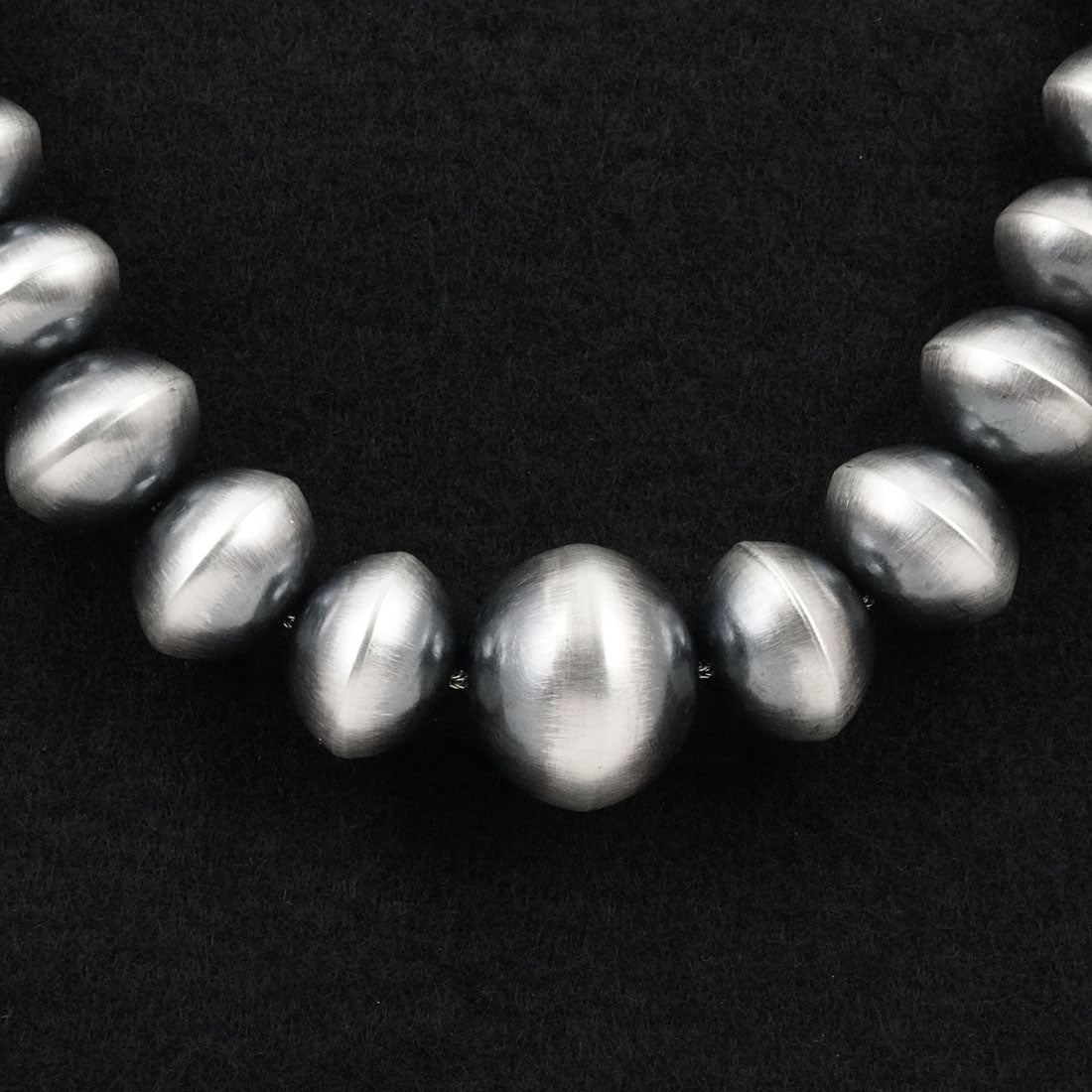 Tonisha Haley Sterling Silver Navajo Pearl Necklace 22"