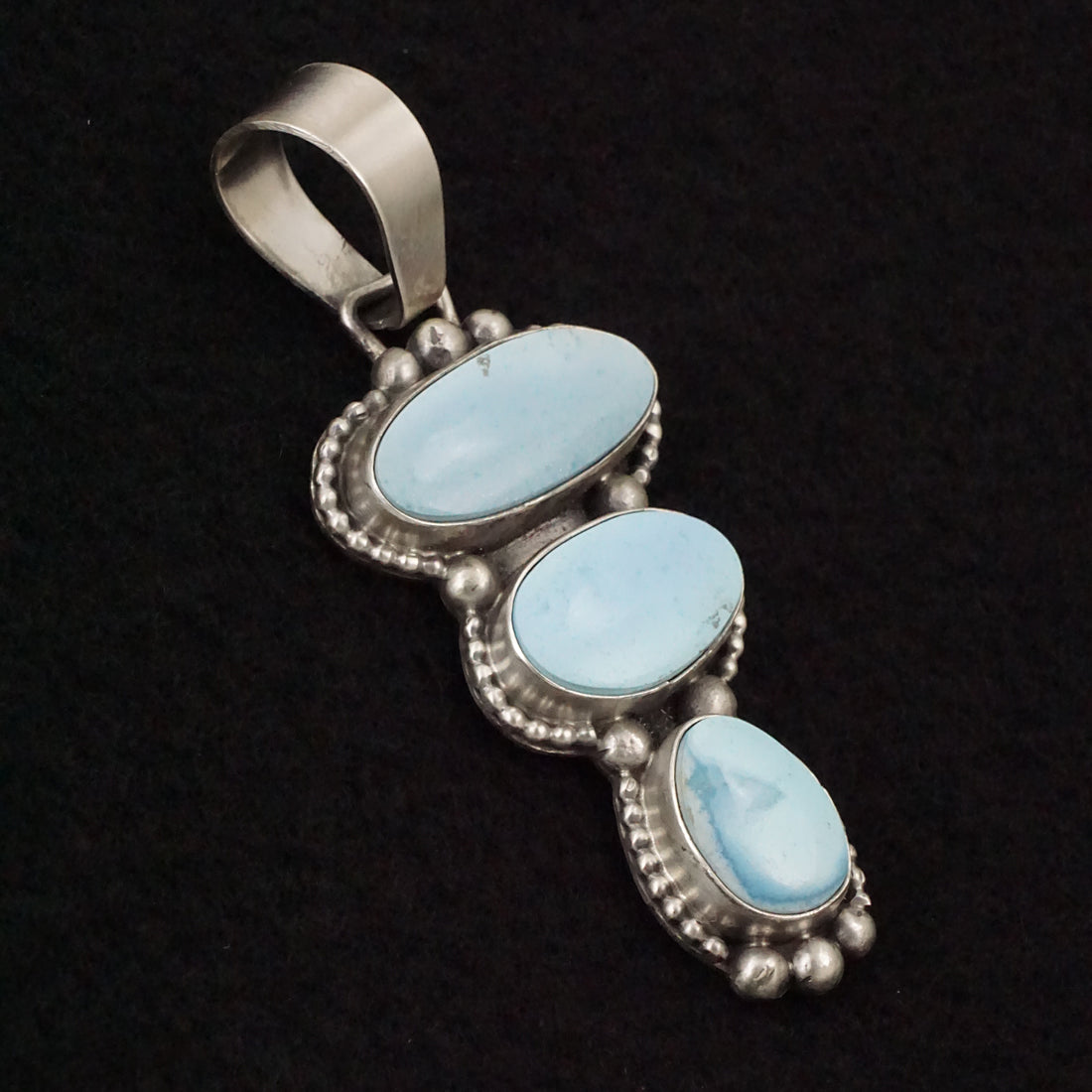 Bobby Johnson Turquoise & Sterling Silver Pendant