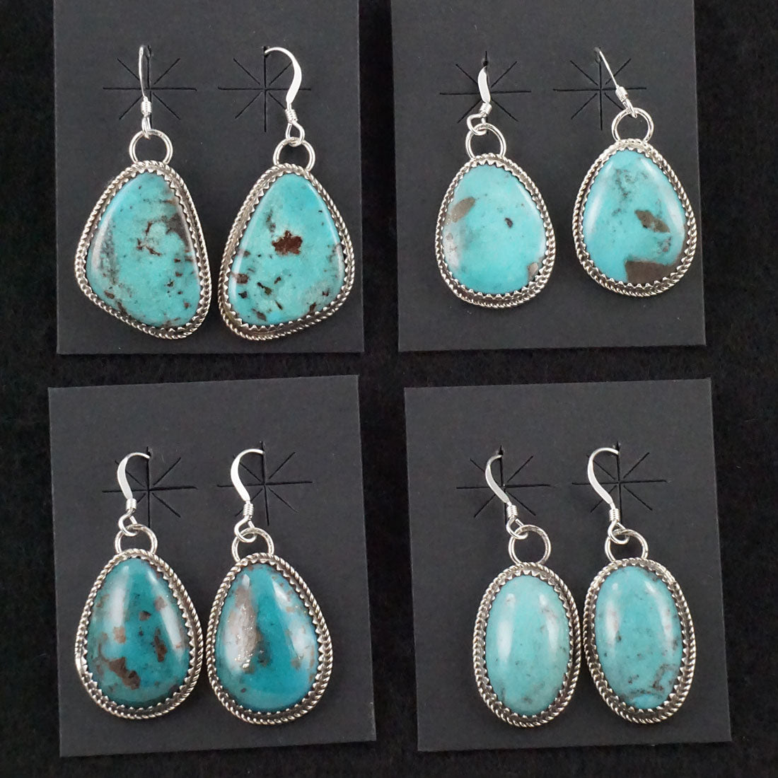 Ernest Hawthorne Turquoise & Sterling Silver Earrings