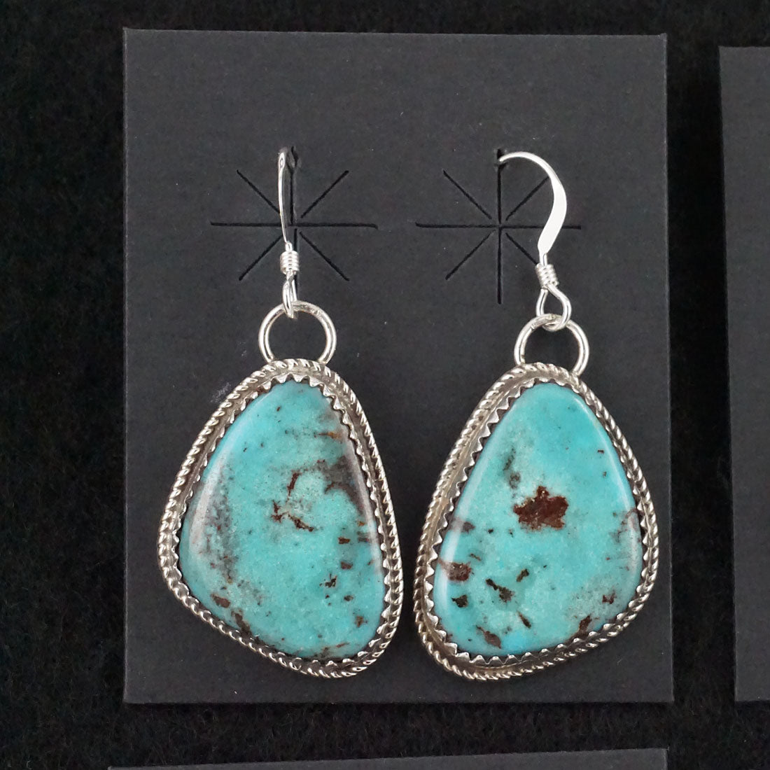 Ernest Hawthorne Turquoise & Sterling Silver Earrings