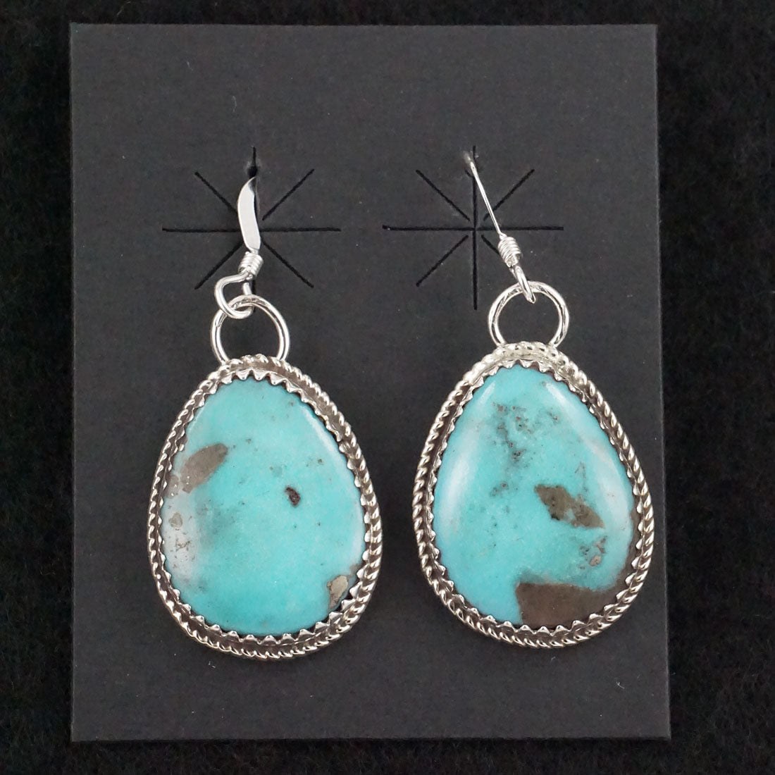 Ernest Hawthorne Turquoise & Sterling Silver Earrings