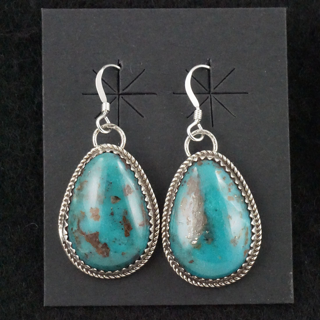 Ernest Hawthorne Turquoise & Sterling Silver Earrings