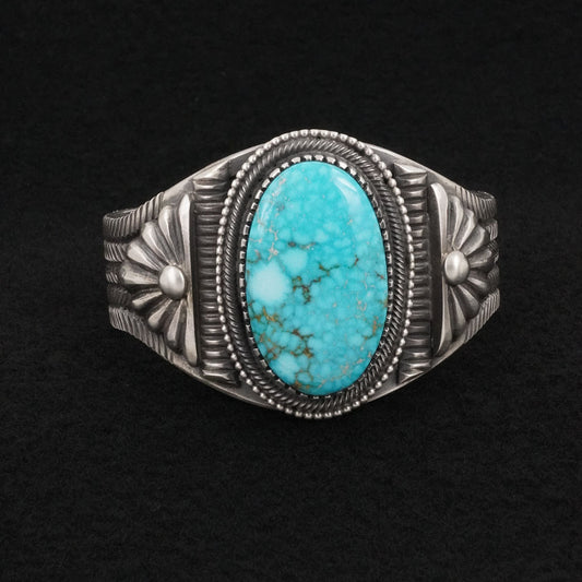 Calvin Martinez Turquoise & Sterling Silver Bracelet